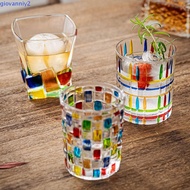GIOVANNIY Whiskey Glasses Drinking Whiskey Rum Scotch Glass Cup