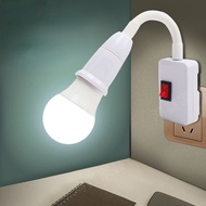 Malaysia plug Direct Plug-in LED Lamp Plug-in Socket Light with Switch Plug Electric Bulb Super Bright Bedroom Living Room Home Energy-Saving Wall Lamp