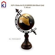 Kj Perabot - Kjp-I Pajangan Globe Art D-8 W8000-86A Blackgold