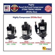 Highly Panel AirCond Compressor BSA357CV-R1AU 365~375W/WHP00990BCX-Y1DN 1400~1500W/WHP01900BSX-F3BU4
