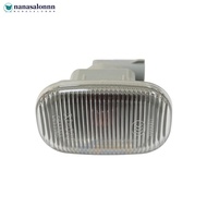 NANASALONNN 1pc Fender Side Marker Light Clear Lens Turn Signal Lamp Direct Replacement Amber Bulb P