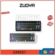 Zuoya gmk61 three mode hot customized mechanical keyboard kit gateway structure RGB