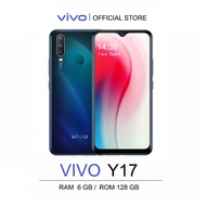 VIVO Y17 (แรม 6 รอม 128 GB)  แถม เคสใสและอุปกรณ์ครบชุด รับประกันร้าน1ปี