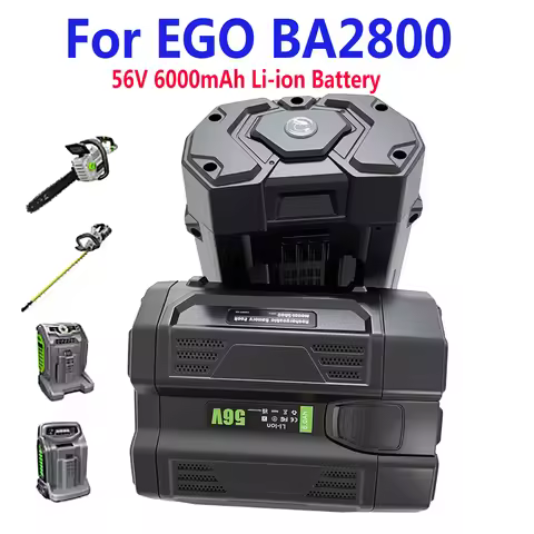 For EGO 56V 6.0Ah battery, lithium-ion Replacemen power tool Battery for Power Saw,Power Tool,Garden