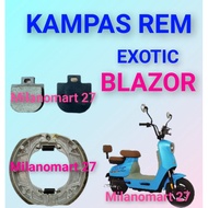 BLAZOR exotic brake pads BLAZOR exotic electric bicycle brake pads