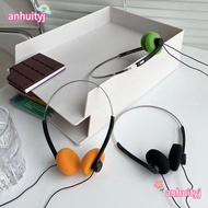 AHTY Wired Small Headphones, Adjustable Fashion Classic Vintage-80's Headphones, Sports Portable Wir