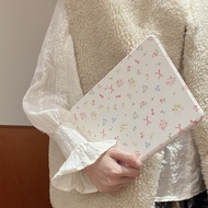 24 Hours Case 360 Rotating iPad Protective Air7 Pink ribbon Suitable For gen11 Air6 Models With Pen 