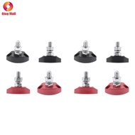 【Qiug Mall】-8Pcs DC 12V Bus Bar Terminal Block - 1/4 Inch 6mm Positive Insulated Single Stud Power a