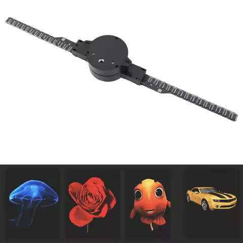 NEW 3D Hologram Projector 2000x224 Clear 3D Hologram Fan WiFi Projector Borderless Images Custom Edi