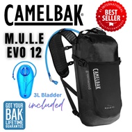 CAMELBAK M.U.L.E. EVO 12 Hydration Pack 100 oz (Stormproof/weatherproof, Mule, w/ Crux 3L Reservoir)