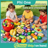 Peelable Fruit Toys Oversized Apple Barrel For Kids' Intelligence Fun Fruit Toys Summer Hoilday Gift