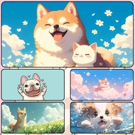 Mouse Pad, CUTE DOG Mouse Pad Large Size 80x30cm / 90x40cm / 120x60cm Anti-Slip, Durable