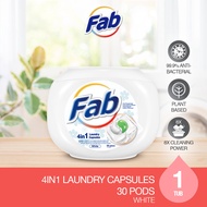 Fab 4in1 Laundry Capsules 24 Pods/30 Pods