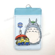 Studio Ghibli My Neighbor Totoro &amp; Despicable Me Minions Ezlink Card Holder with Keyring