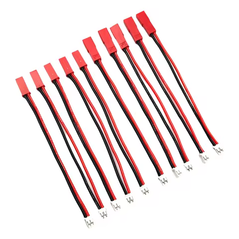 2/5/10Pcs JST Female / Male to PH 2.0-2P Micro Lipo Battery Adapter Cables Lines for Axial SCX24 1/2
