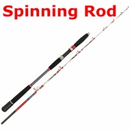 [KFJND] Red Shark 1.58m 5 feet very strong rod slow jigging fishing solid tip XH surf casting off sh