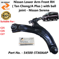 Nissan Lower Arm Front RH ( Tan Chong/A Plus ) with ball joint - Nissan Serena ( 54500-5TA0AAP )