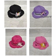 PROMO  TOPI BUCKET ANAK PEREMPUAN / TOPI BUCKET KELOPAK BUNGA