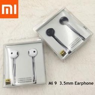 新款雙單元半入耳式耳機3.5mm線控耳機Mi CC9 CC9e A3 Redmi K20 Note 7 8 Pro
