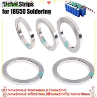 MOLIHA 18650 Li-ion Nickel Strip, Thickness 0.1mm Nickel Nickel Sheet Plate,  10M Nickel Plated Stee