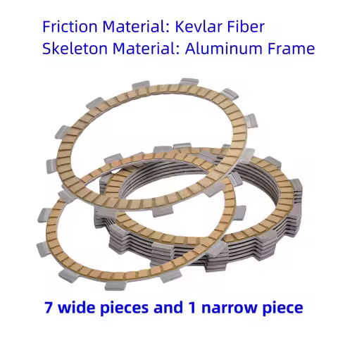 Moto Clutch Friction Plate Kit for YAMAHA FZ750 FZ6 XJ6 XJ 550 900 XT TT YZF R6 600 FZR XTZ YFM 660 