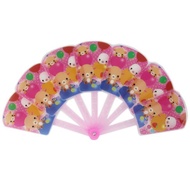 Fan PVC Rubber Surface Color Picture Folding Fan/One Piece-702-2-YF14168