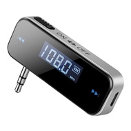 FM201 FM Audio 3.5mm Stereo Mini Wireless Transmitter - Hitam