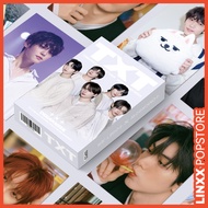 LINXX 55pcs TXT KPop Boy Band Lomo Cards Holographic 3 Inch Collectible Member Photocards HD Fan Mer