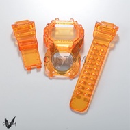 (Vcustom) GX56 KING JELLY " ORANGE " BAND AND BEZEL WATCH STRAPS