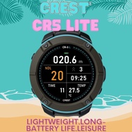 CREST CR5L LIGHT POWERFUL LONG BATTERY LIFE DIVE AND FREEDIVE COMPUTER