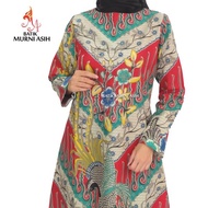 Dress Full Trikot Baju Batik Murni Asih D25-M03 Cyy