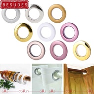 IBESUDES Curtain Eyelet Ring, Hanging Plastic Curtain Grommet, Curtain Accessories Mute Hanging Curt