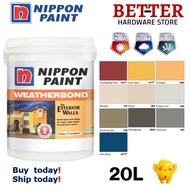 🔥Ready Stock🔥 20L WEATHERBOND NIPPON PAINT 113 114 117 160 163 290 387 471 728 9574 CAT SIMEN DINDIN