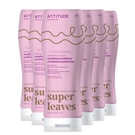 ATTITUDE Amplifying Conditioner for Curly Hair with Coconut Oil, EWG Verified, Vegan Detangler and N