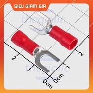 [20 Pieces]- SV3.5-6 Cos Y-shaped Head With Wire Cover 2,63-4.6mm2 Red M6 Screws SmartFix Components