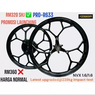 🔥READY STOCK HYPERTECH PRO-R633 CNC RIM YAMAHA NVX V1/V2 AEROX 1.60/1.60-17 PNP SAJA🔥