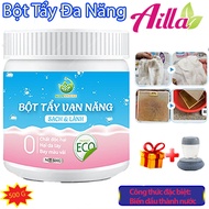 Bột Ailla 500g Tẩy Đa Năng Chính Hãng Tẩy Ố Vàng Mốc Vết Bẩn Dầu Mỡ Cặn Canxi Trên Các Bề Mặt 