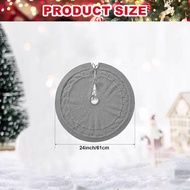 Christmas Tree Skirt,24 inches Grey Knitted Tree Skirt,Thick Yarn Kint Tree Skirt,Small Tree Skirt C