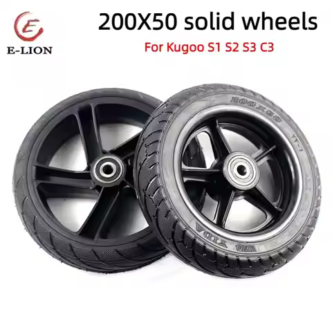 8 inch Scooter solid tyres 200x50 Wheel 10mm 12mm electric With wheel hub for Electric Scooter for K