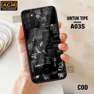 HP Latest Samsung A03S Case Shiny Case - New Glossy Case Samsung A03Shp [Aesthetic Motif] - AGM Case