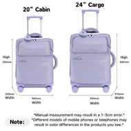 Nylon Ultralight Premium Cloth Luggage 2.6kg 20"Cabin& 3.2kg 24"Cargo Size Kain Luggage Sangat Ringa