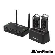 【AVerMedia】圓剛 AW315 2.4GHz 無線雙麥克風 含充電組 公司貨