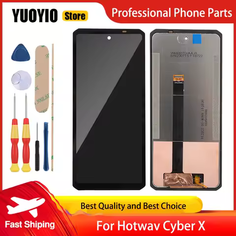 100% Original Display Touch Digitizer For Hotwav Cyber X Cyber X Pro LCD Screen 6.78 Inch Assembly D