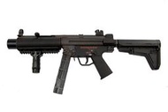 2館 BOLT MP5 SD TACTICAL 衝鋒槍 滅音管 戰術導軌 EBB AEG 電動槍 黑 獨家重槌系統 