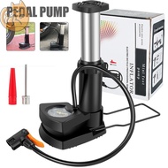 Bike Pump Kit Mini Bike Floor Pump Portable Bike Pump 160PSI High Pressure Foot Air Pump  with Gauge