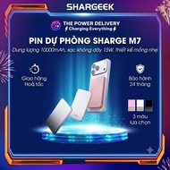 Genuine SHARGE M7 Wireless Backup Battery | MagSafe 10000mAh, 20W PD Fast Charging, Magnetic Magnet