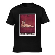 Kwai The Tarot Card Floppa Caracal Cat Tarot Card Creative Meme Fashion Men'S Tshirts