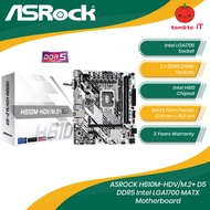ASROCK H610M-HDV/M.2+ D5 DDR5 Intel LGA1700 Socket Motherboard