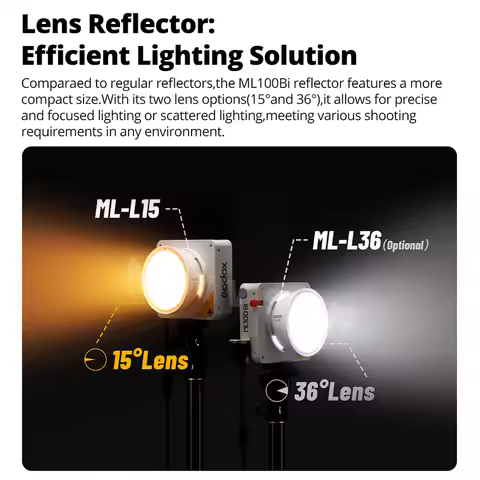 Godox ML100BI ML100R Full Color LED Video Light Portable RGB Pocket Fill Light for Camera Outdoor Ph