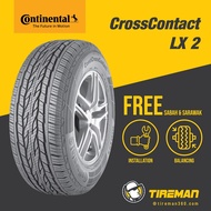 (Year 22) Continental Cross Contact CCLX2 Tyre 13 14 15 16 Inch Tayar Tire (FREE INSTALLATION/Delive
